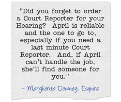 Testimonial - Margherita Downey
